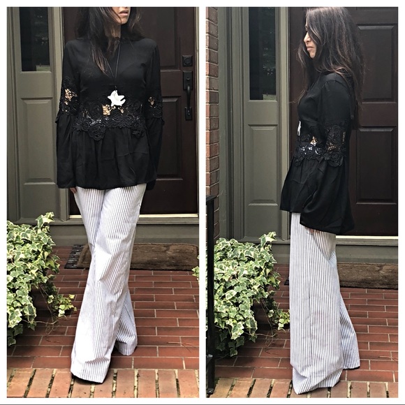 ✨LAST ONE✨PARIS Boho chic blouse with lace detail - Picture 2 of 8